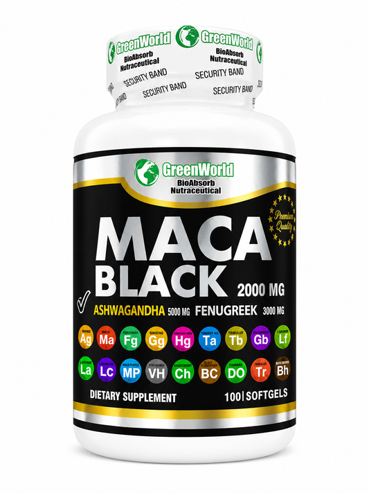 MACA BLACK SOF X100 GREENWORLD principal