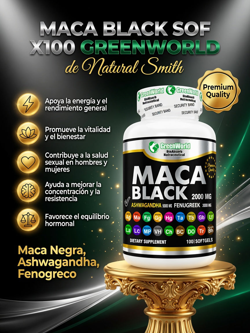 MACA BLACK SOF X100 GREENWORLD ia_2