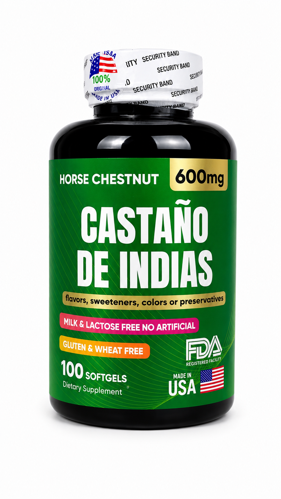CASTAÑO DE INDIAS X100 CAPS. GREENSOFG principal