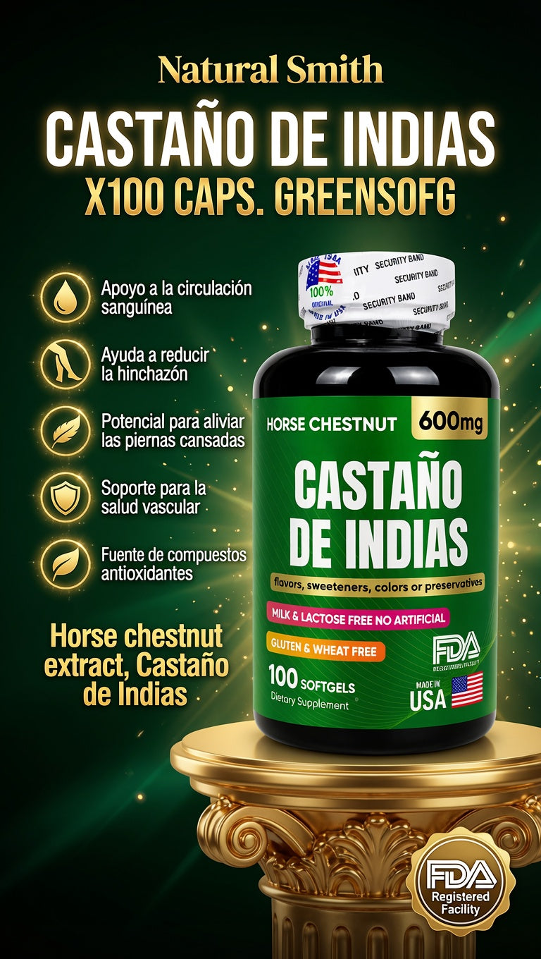 CASTAÑO DE INDIAS X100 CAPS. GREENSOFG ia_2