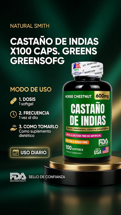 CASTAÑO DE INDIAS X100 CAPS. GREENSOFG ia_4