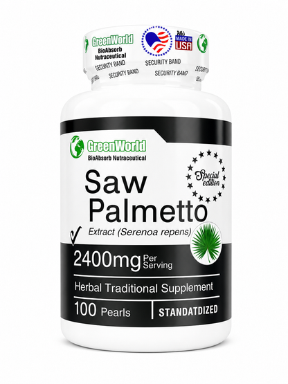 SAW PALMETTO 2.500MG  X100 CAPS. GREENWORLD principal