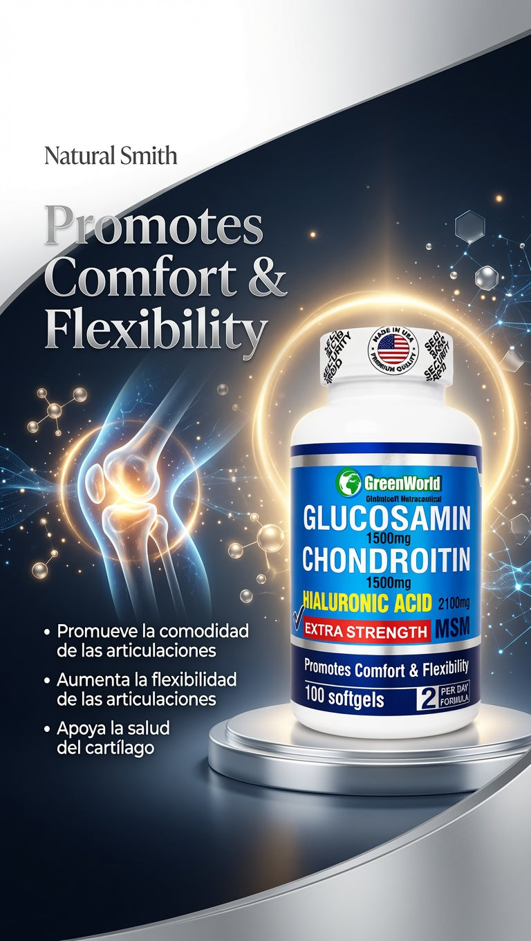 GLUCOSAMINE 1.500 MG + CHONDROITIN 1.500 MG SOF X100 GREEWORLD ia_3