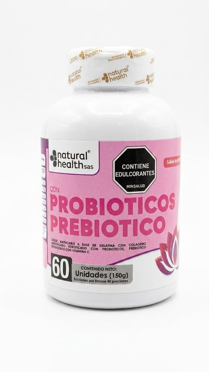 PROBIOTICOS Y ZINC 60 UND NATURAL HEALTH principal