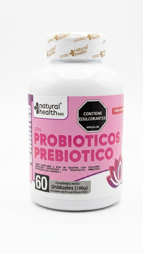 PROBIOTICOS Y ZINC 60 UND NATURAL HEALTH principal