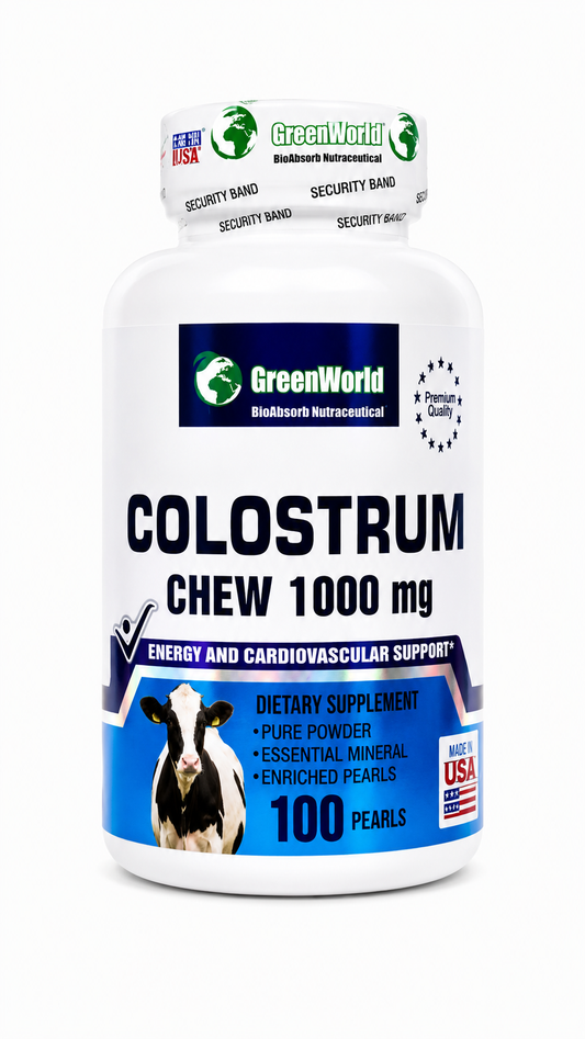 COLOSTRUM CHEW 1.0000 MG CAP X100 GREENWORD principal