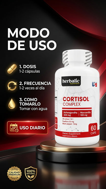 CORTISOL COMPLEX 60CAP HERBALIC ia_4