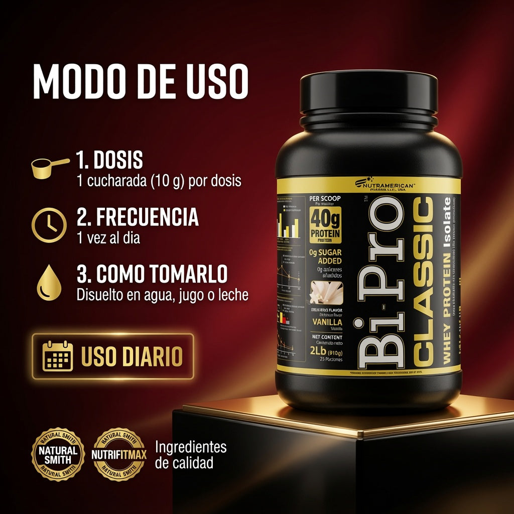 BI-PRO CLASSIC VAINILLA 2LBS NUTRIFITMAX ia_4