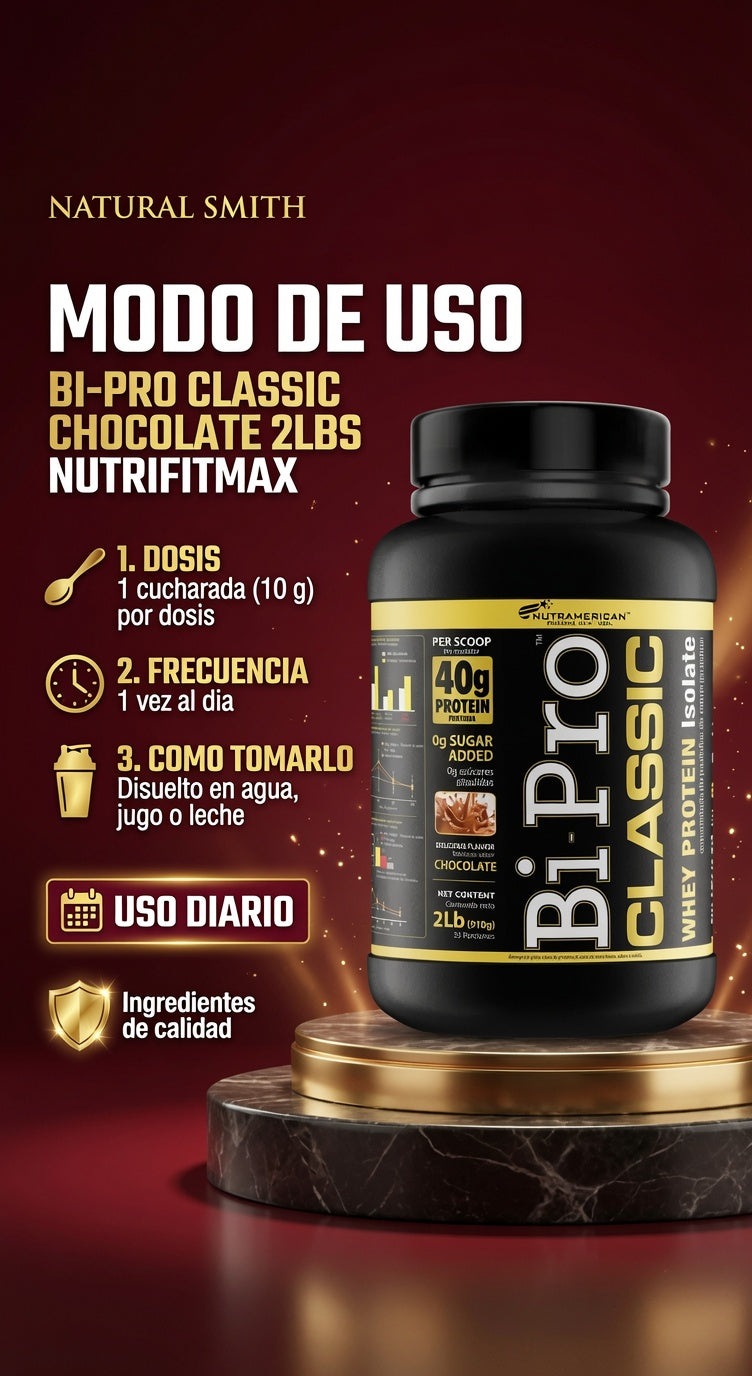 BI-PRO CLASSIC CHOCOLATE 2LBS NUTRIFITMAX ia_4