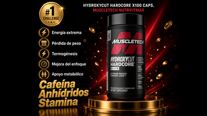 HYDROXYCUT HARDCORE X100 CAPS. MUSCLETECH NUTRIFITMAX ia_2