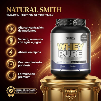 WHEY PURE CHOCOLATE 900GR SMART NUTRITION NUTRIFITMAX ia_2
