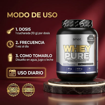 WHEY PURE CHOCOLATE 900GR SMART NUTRITION NUTRIFITMAX ia_4
