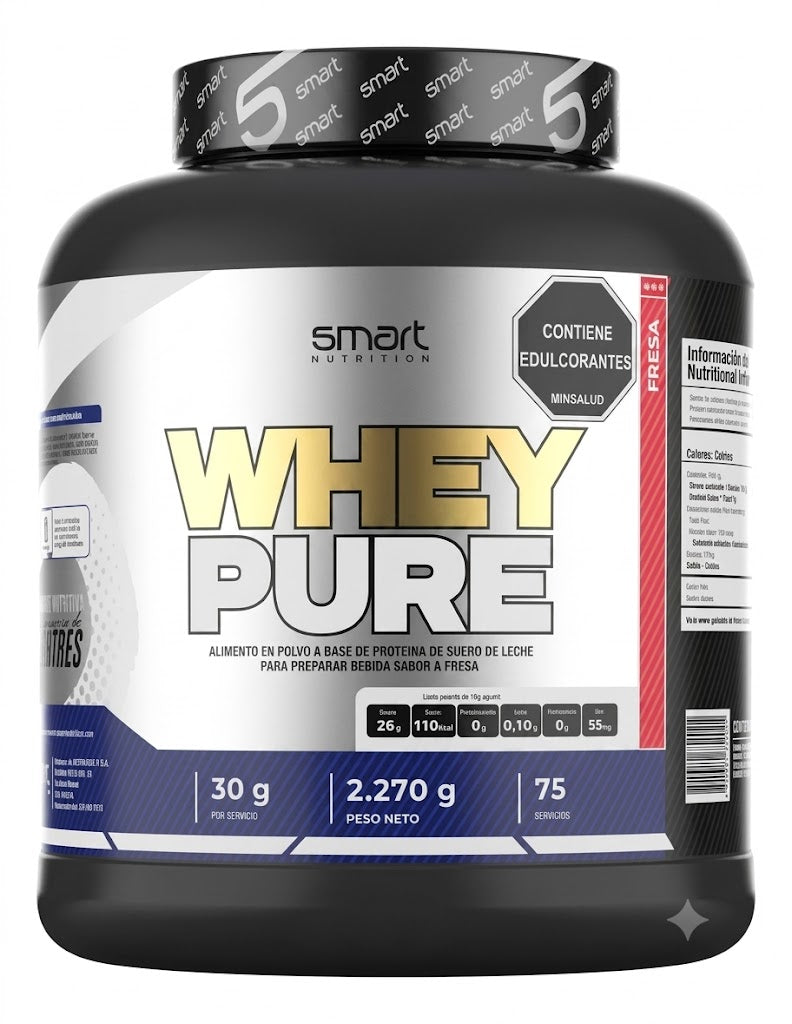 WHEY PURE FRESA 5LBS SMART NUTRITION NUTRIFITMAX principal