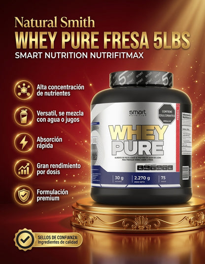 WHEY PURE FRESA 5LBS SMART NUTRITION NUTRIFITMAX ia_2