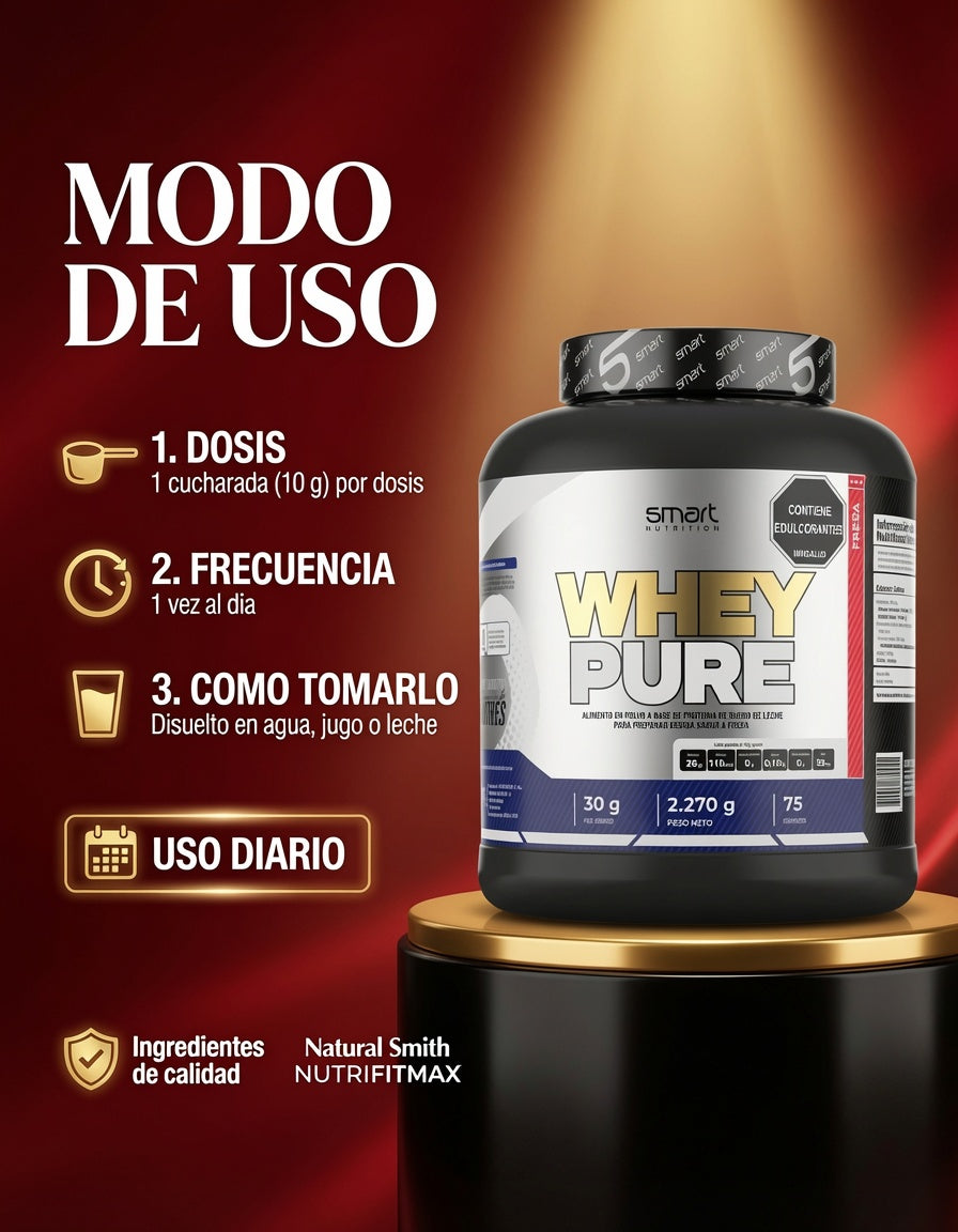WHEY PURE FRESA 5LBS SMART NUTRITION NUTRIFITMAX ia_4