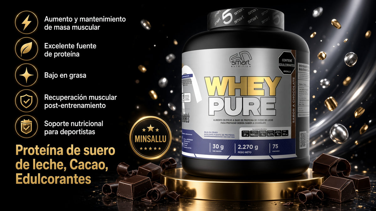 WHEY PURE CHOCOLATE 5LBS SMART NUTRITION NUTRIFITMAX ia_2