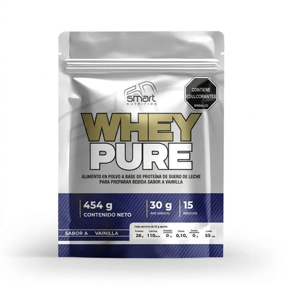 WHEY PURE VAINILLA 1LB SMART NUTRITION NUTRIFITMAX principal