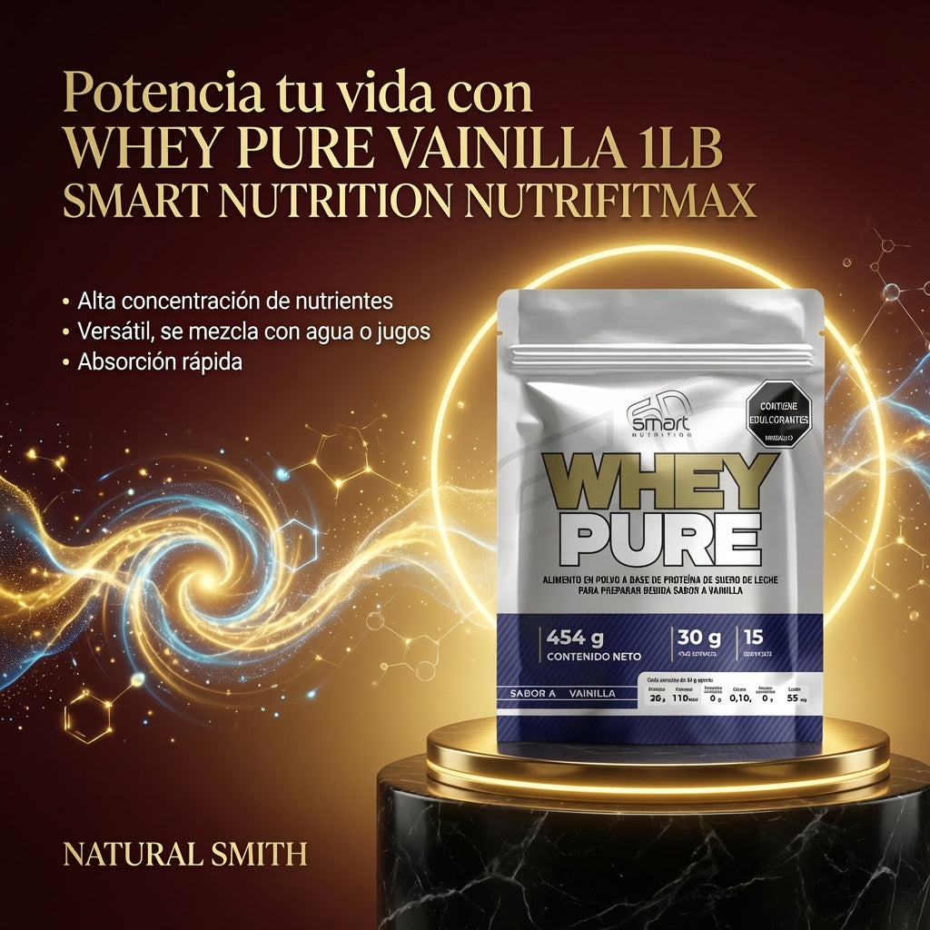 WHEY PURE VAINILLA 1LB SMART NUTRITION NUTRIFITMAX ia_3