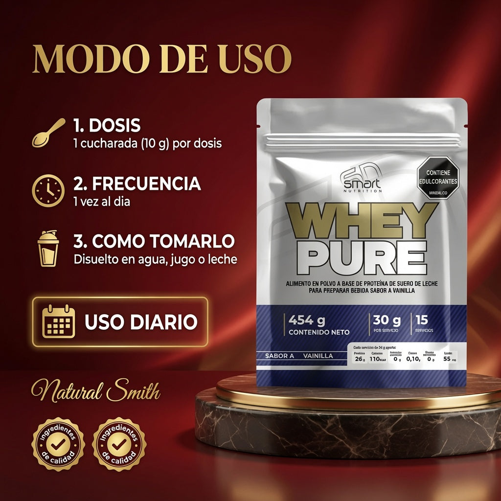 WHEY PURE VAINILLA 1LB SMART NUTRITION NUTRIFITMAX ia_4