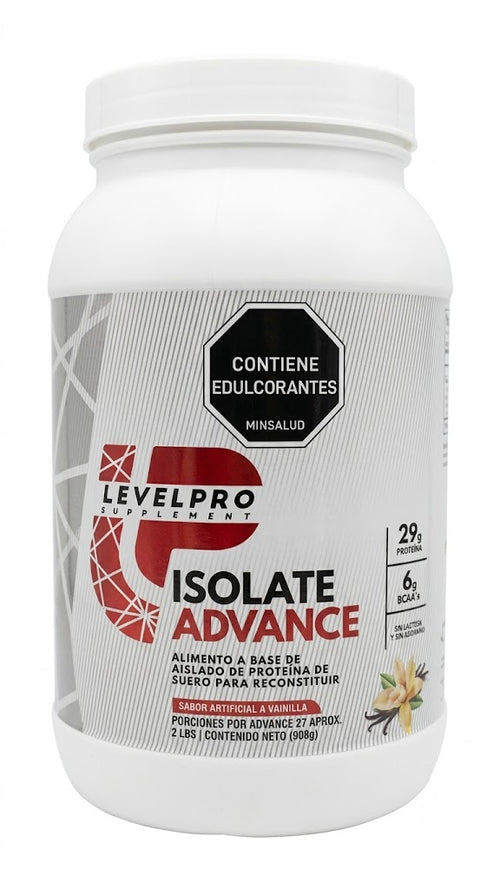 ISOLATE ADVANCE VAINILLA 2LBS LEVELPRO NUTRIFITMAX principal