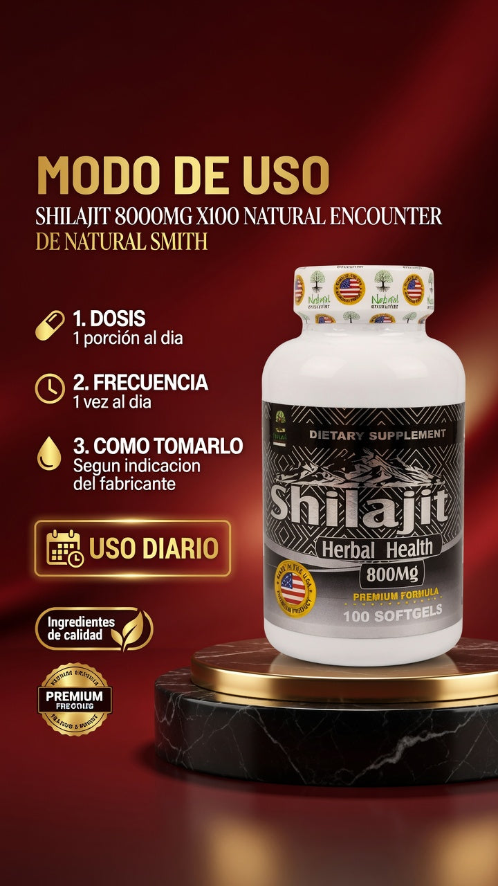 SHILAJIT 8000MG X100 NATURAL ENCOUNTER ia_4