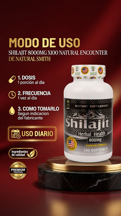 SHILAJIT 8000MG X100 NATURAL ENCOUNTER ia_4