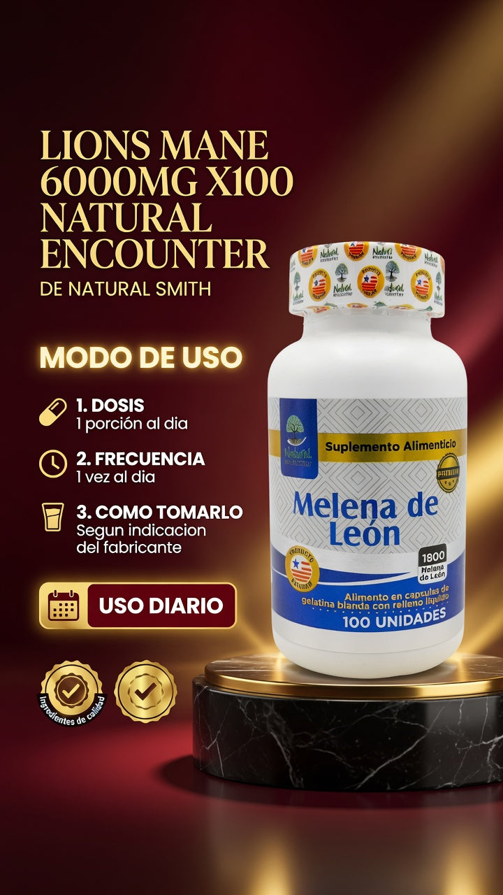 LIONS MANE 6000MG X100 NATURAL ENCOUNTER ia_4