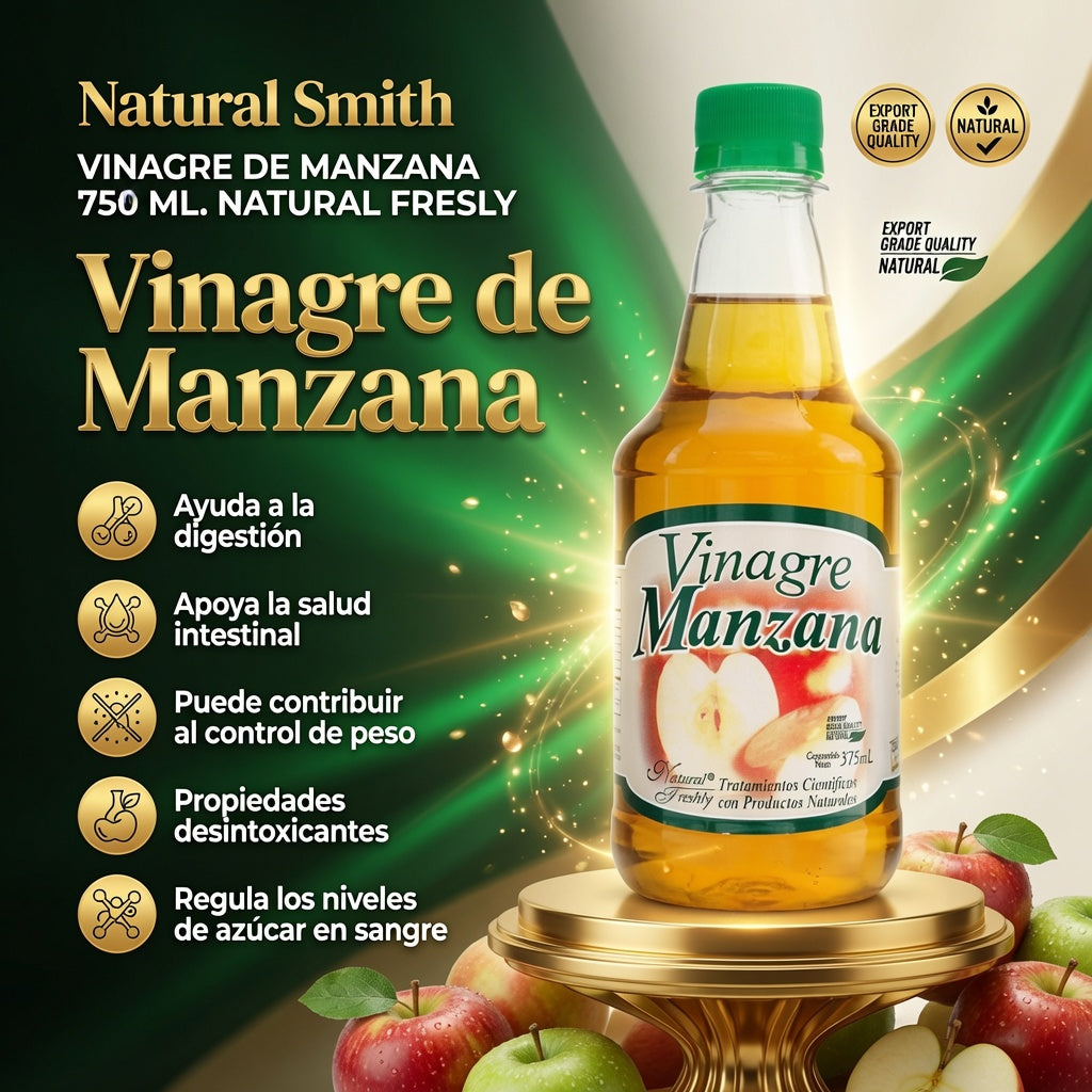 VINAGRE DE MANZANA 750 ML. NATURAL FRESLY ia_2