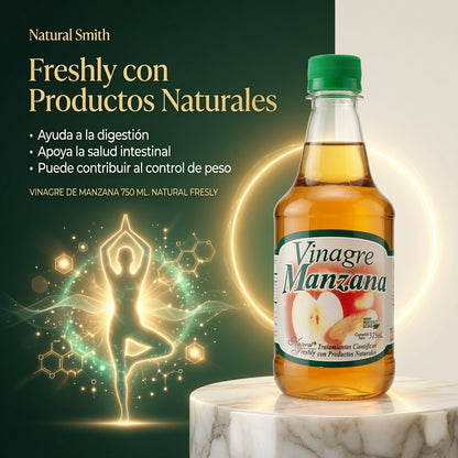 VINAGRE DE MANZANA 750 ML. NATURAL FRESLY ia_3