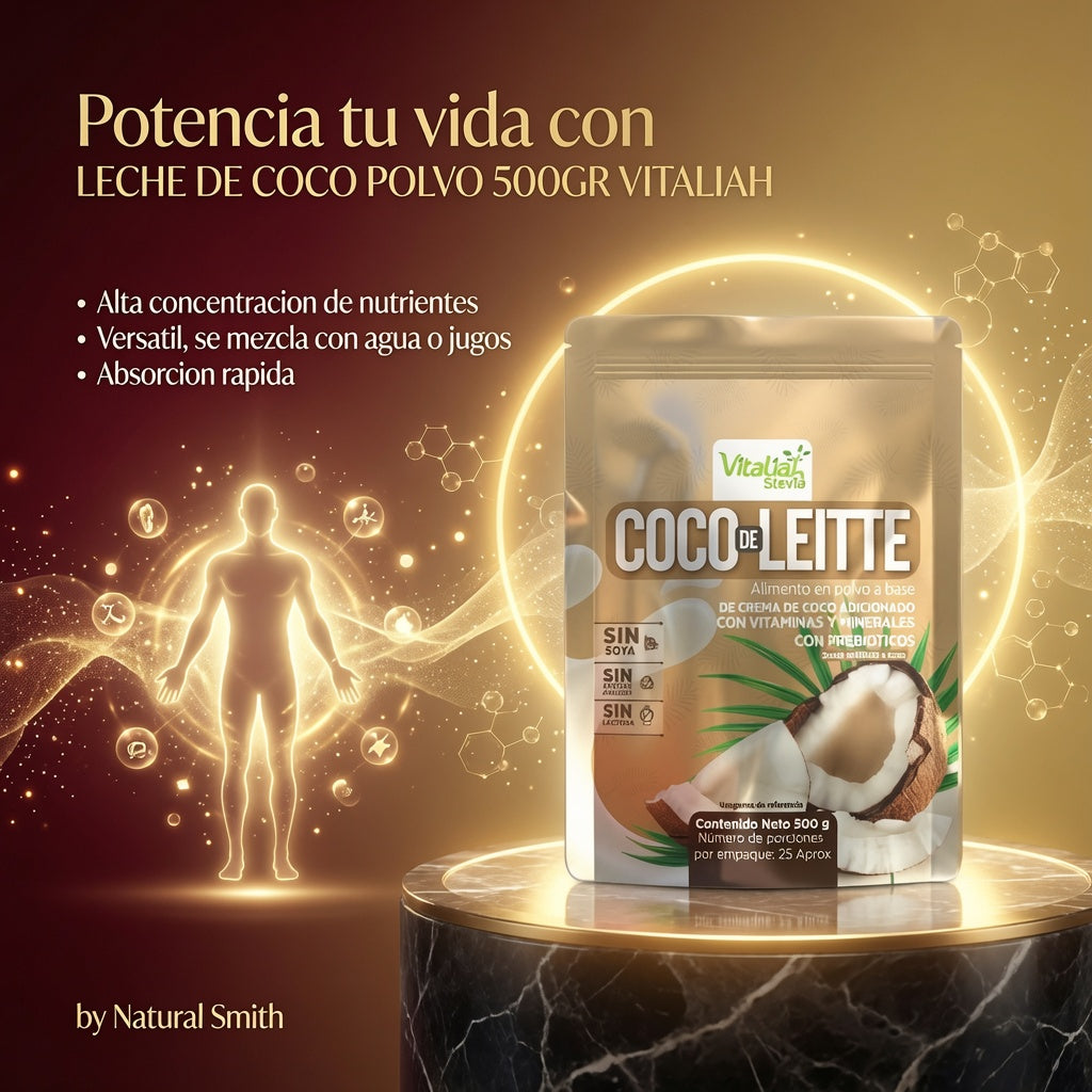 LECHE DE COCO POLVO 500GR VITALIAH ia_3