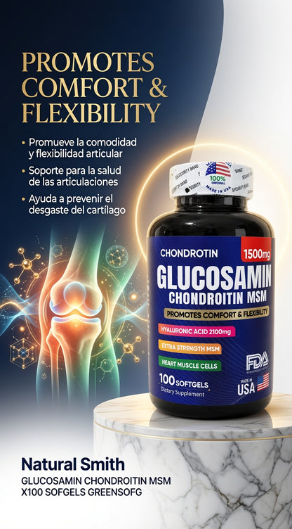 GLUCOSAMIN CHONDROITIN MSM X100 SOFGELS GREENSOFG ia_3