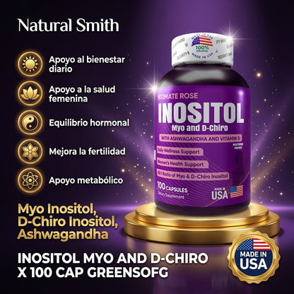 INOSITOL MYO AND D-CHIRO X 100 CAP GREENSOFG ia_2