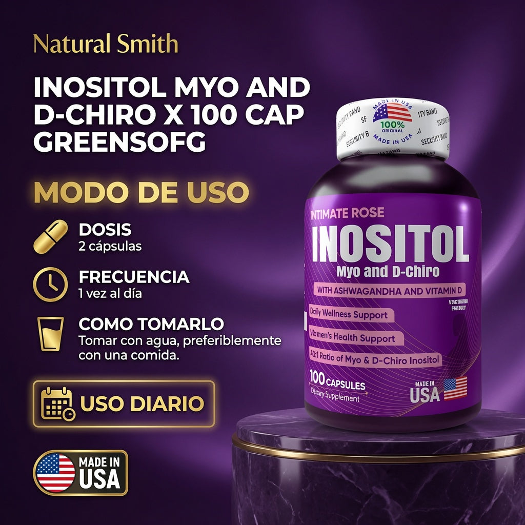 INOSITOL MYO AND D-CHIRO X 100 CAP GREENSOFG ia_4