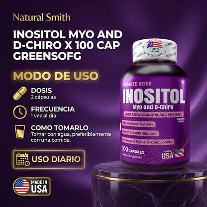 INOSITOL MYO AND D-CHIRO X 100 CAP GREENSOFG ia_4