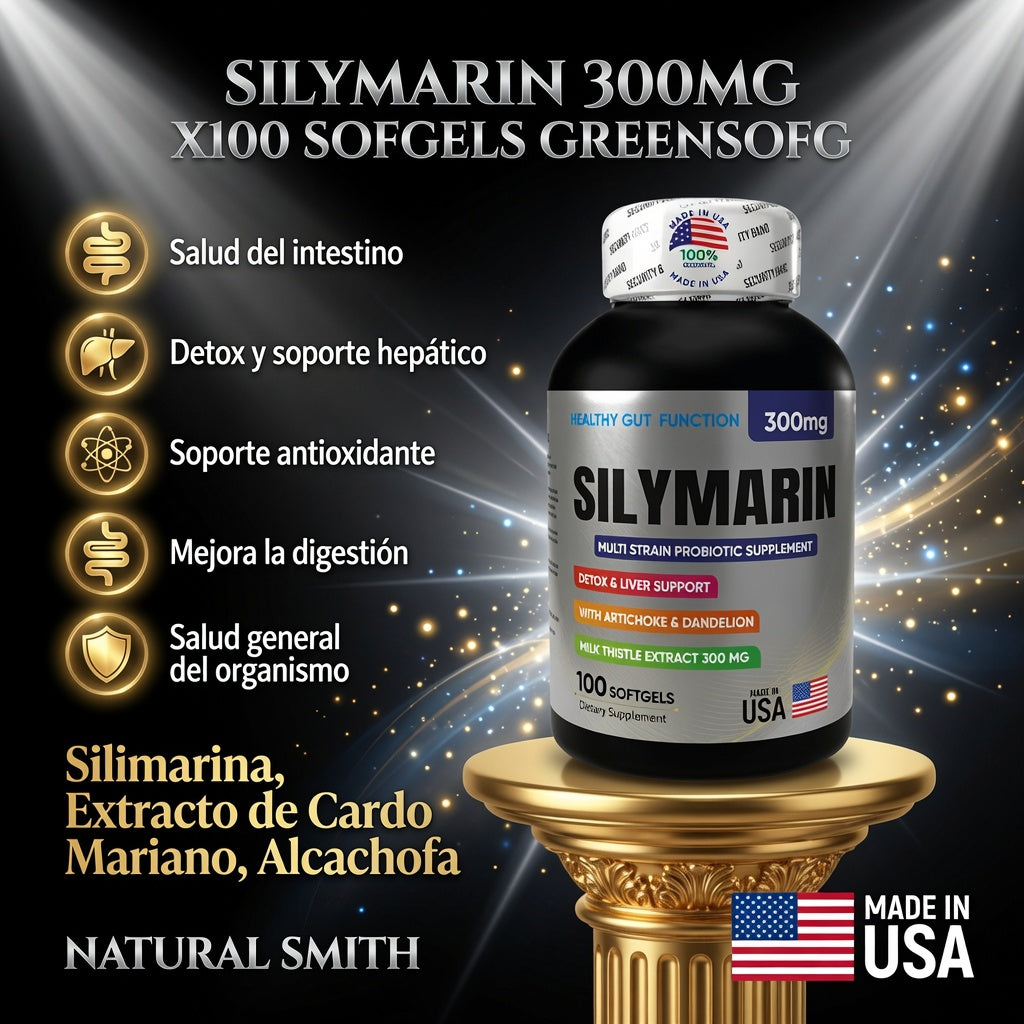 SILYMARIN 300MG X100 SOFGELS GREENSOFG ia_2