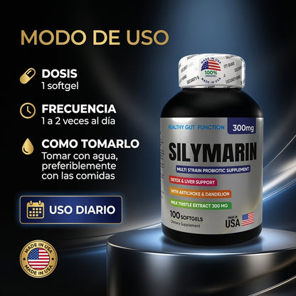SILYMARIN 300MG X100 SOFGELS GREENSOFG ia_4