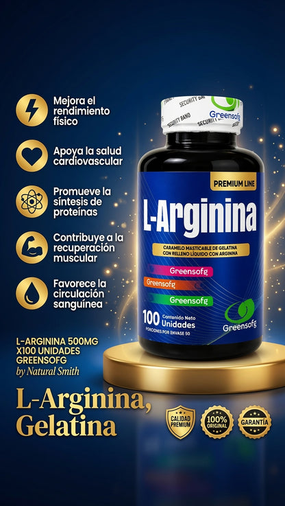 L-ARGININA 500MG X100 UNIDADES GREENSOFG ia_2