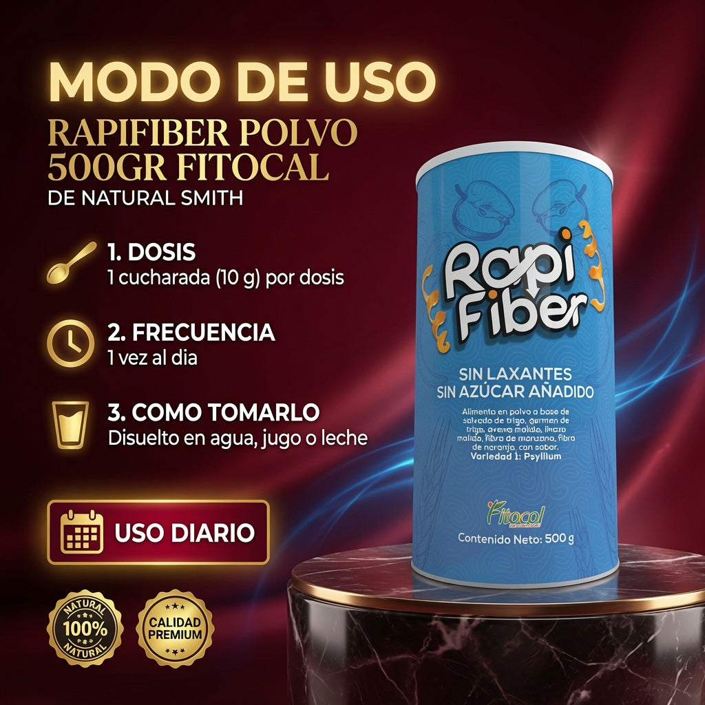 RAPIFIBER POLVO 500GR FITOCOL ia_4