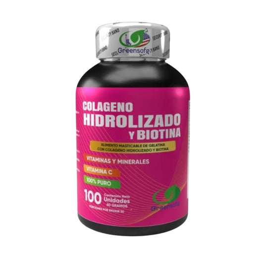 COLAGENO Y BIOTINA X100 CAPS. GREENSOFG principal