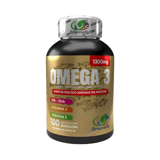 OMEGA 3 1300MG X100 GREENSOFG principal