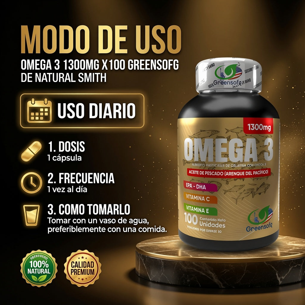 OMEGA 3 1300MG X100 GREENSOFG ia_4