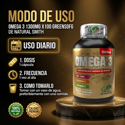 OMEGA 3 1300MG X100 GREENSOFG ia_4