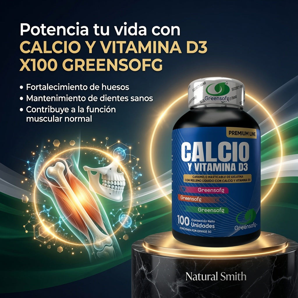 CALCIO Y VITAMINA D3 X100 GREENSOFG ia_3
