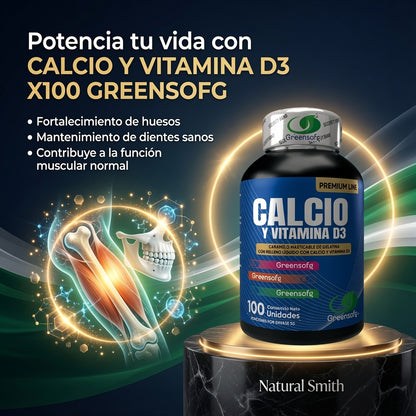 CALCIO Y VITAMINA D3 X100 GREENSOFG ia_3