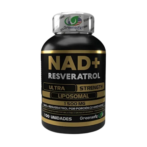 NAD+RESVERATROL X100 GREENSOFG principal