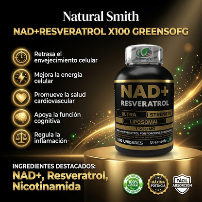 NAD+RESVERATROL X100 GREENSOFG ia_2
