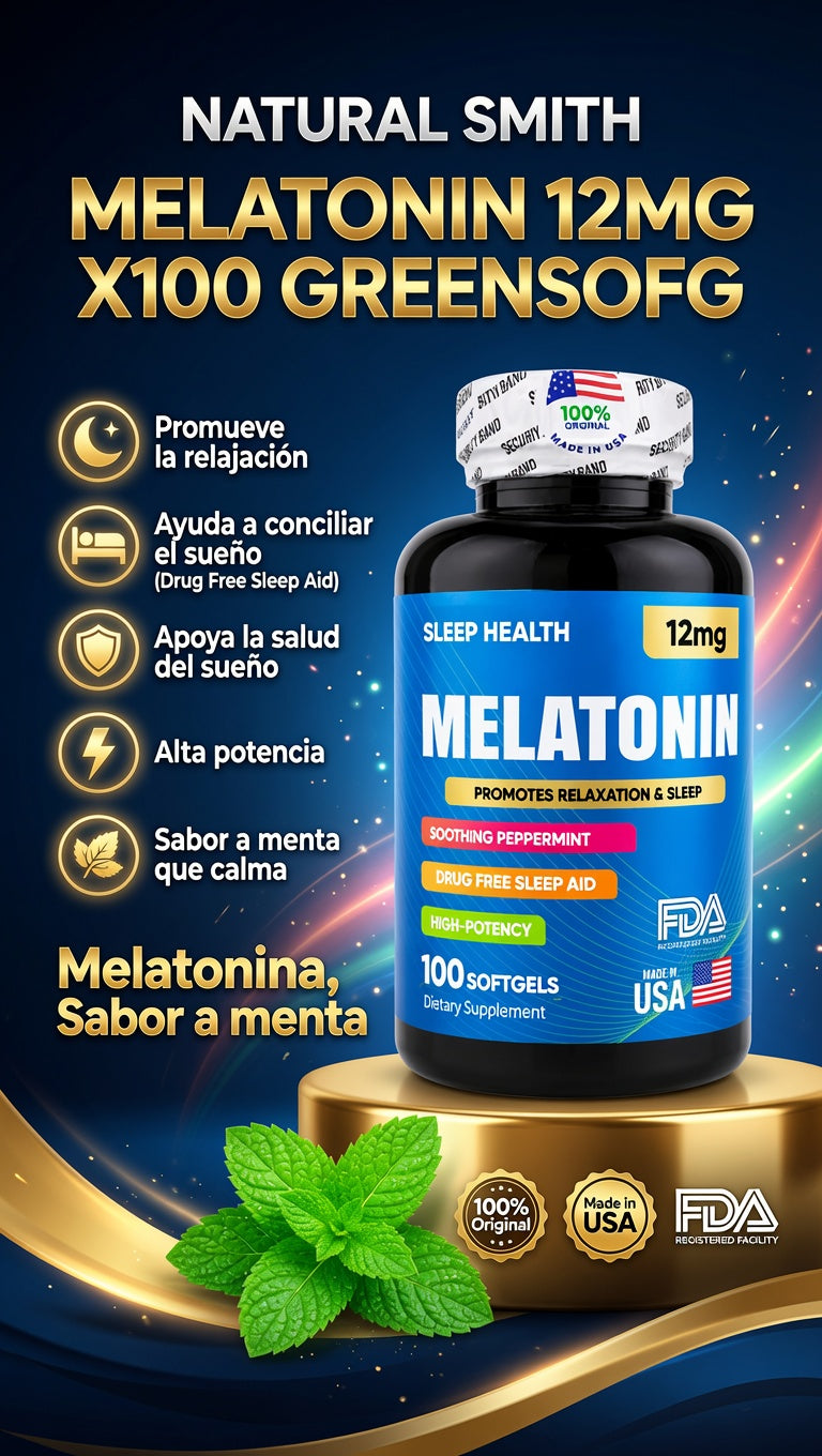 MELATONIN 12MG X100 GREENSOFG ia_2