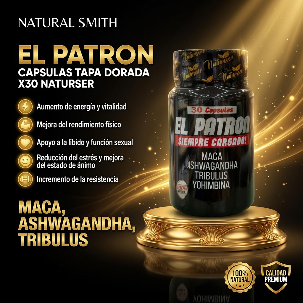 EL PATRON CAPSULAS TAPA DORADA X30 NATURSER ia_2