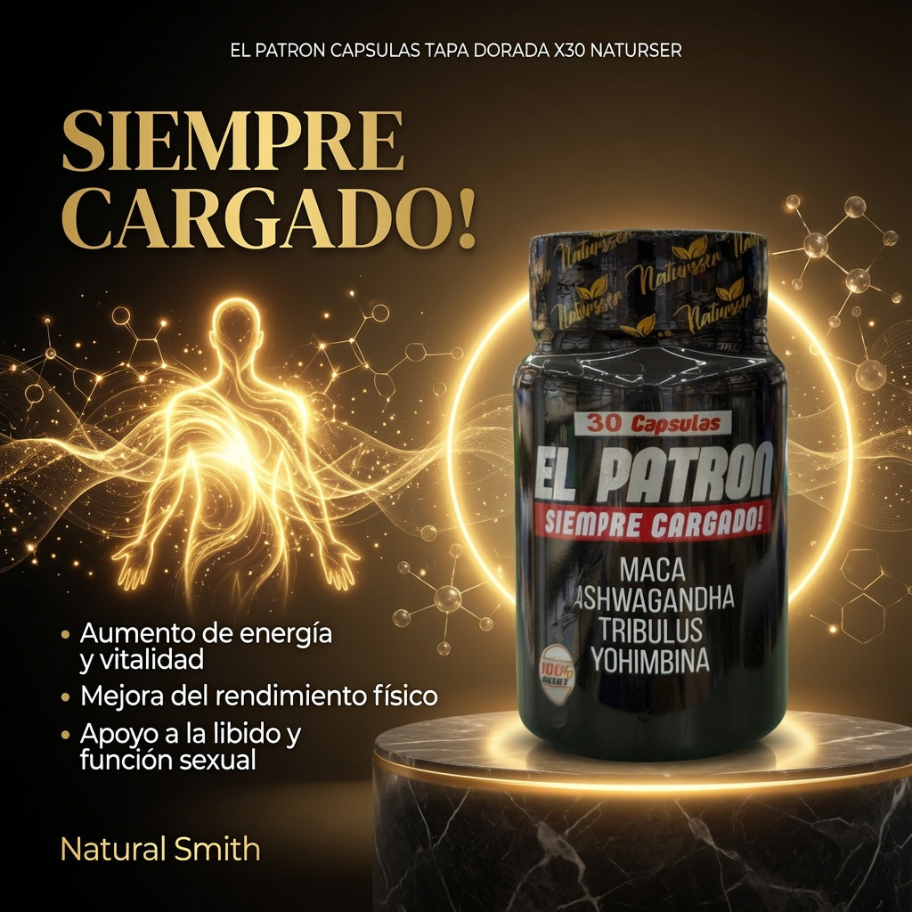 EL PATRON CAPSULAS TAPA DORADA X30 NATURSER ia_3