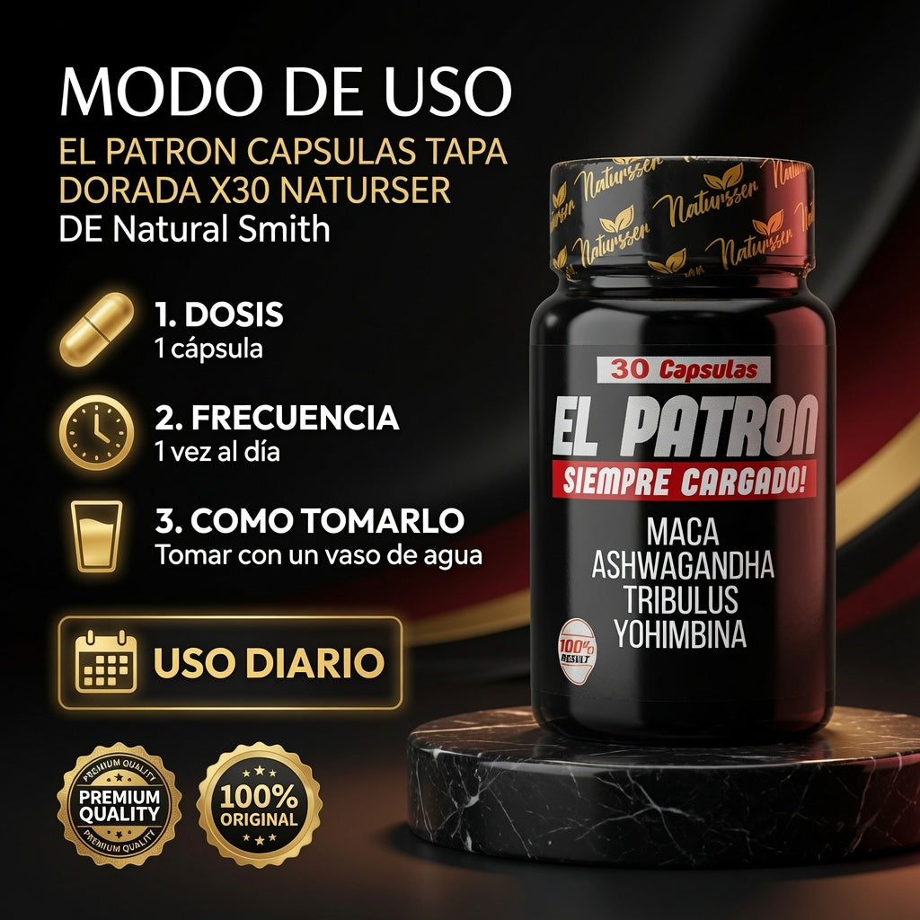 EL PATRON CAPSULAS TAPA DORADA X30 NATURSER ia_4